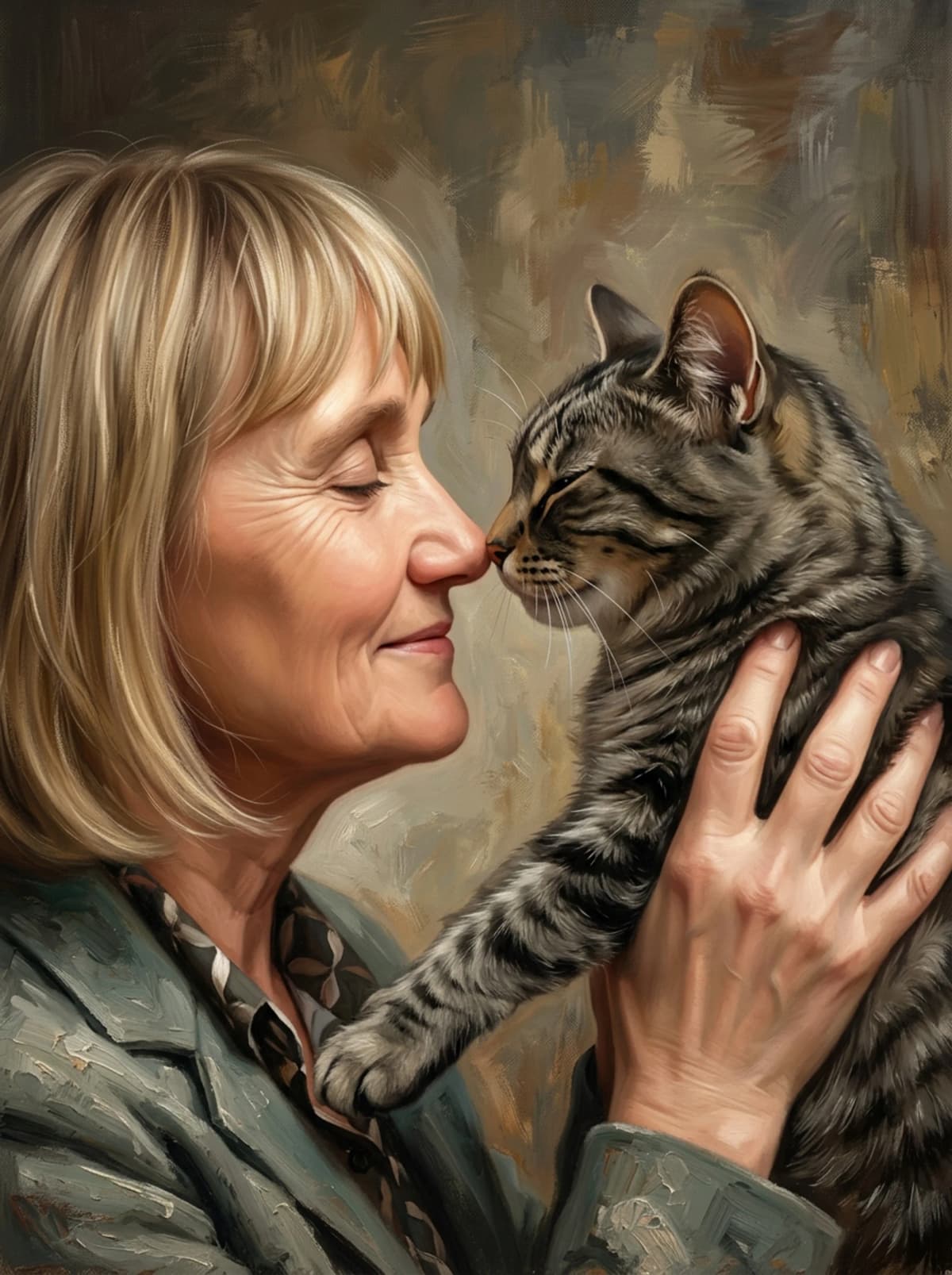 Ragdoll Cat Portrait: Blue Eyes, Soft Fur, Calm Gaze