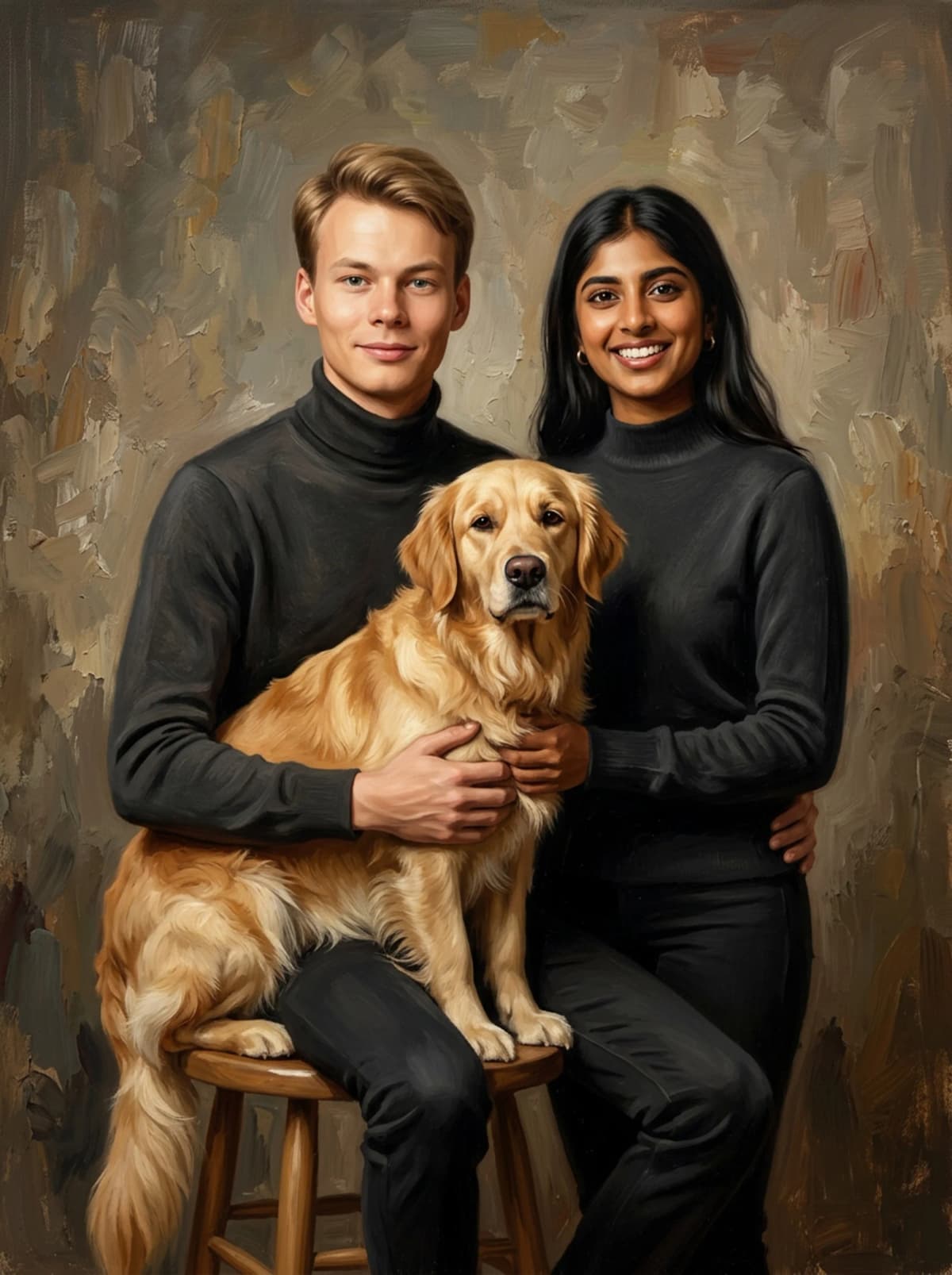 German Shepherd Portraits: That Intensity, Captured in Oil